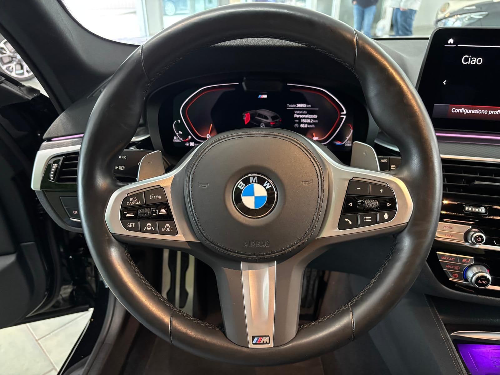 BMW 520 Serie 5 G31 20 LCI 520d Tour mhev 48V xdr Msport - Miniatura 12