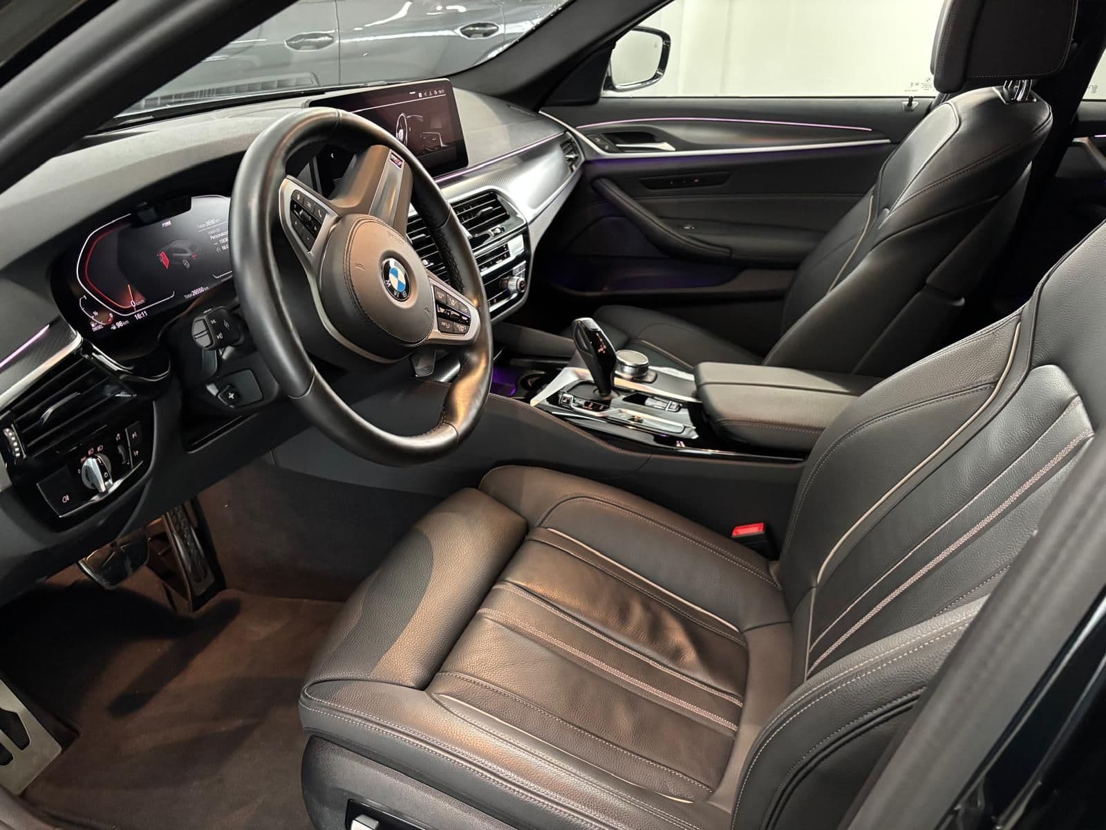 BMW 520 Serie 5 G31 20 LCI 520d Tour mhev 48V xdr Msport - Miniatura 11